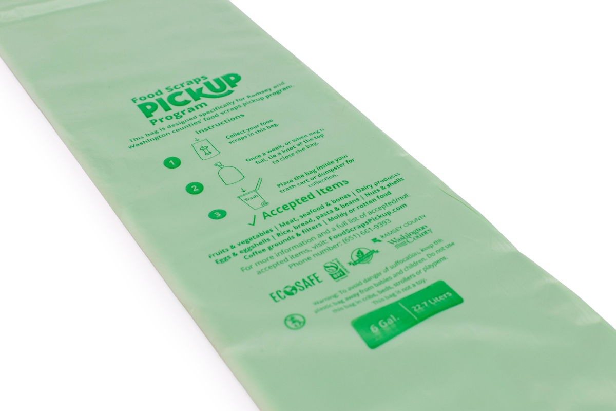 instructions are printed on the bags